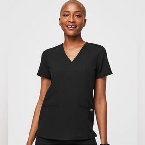 Figs Casma black scrub top sz XXL